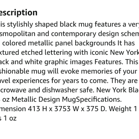 Americaware NYC mug - Picture 10 of 10